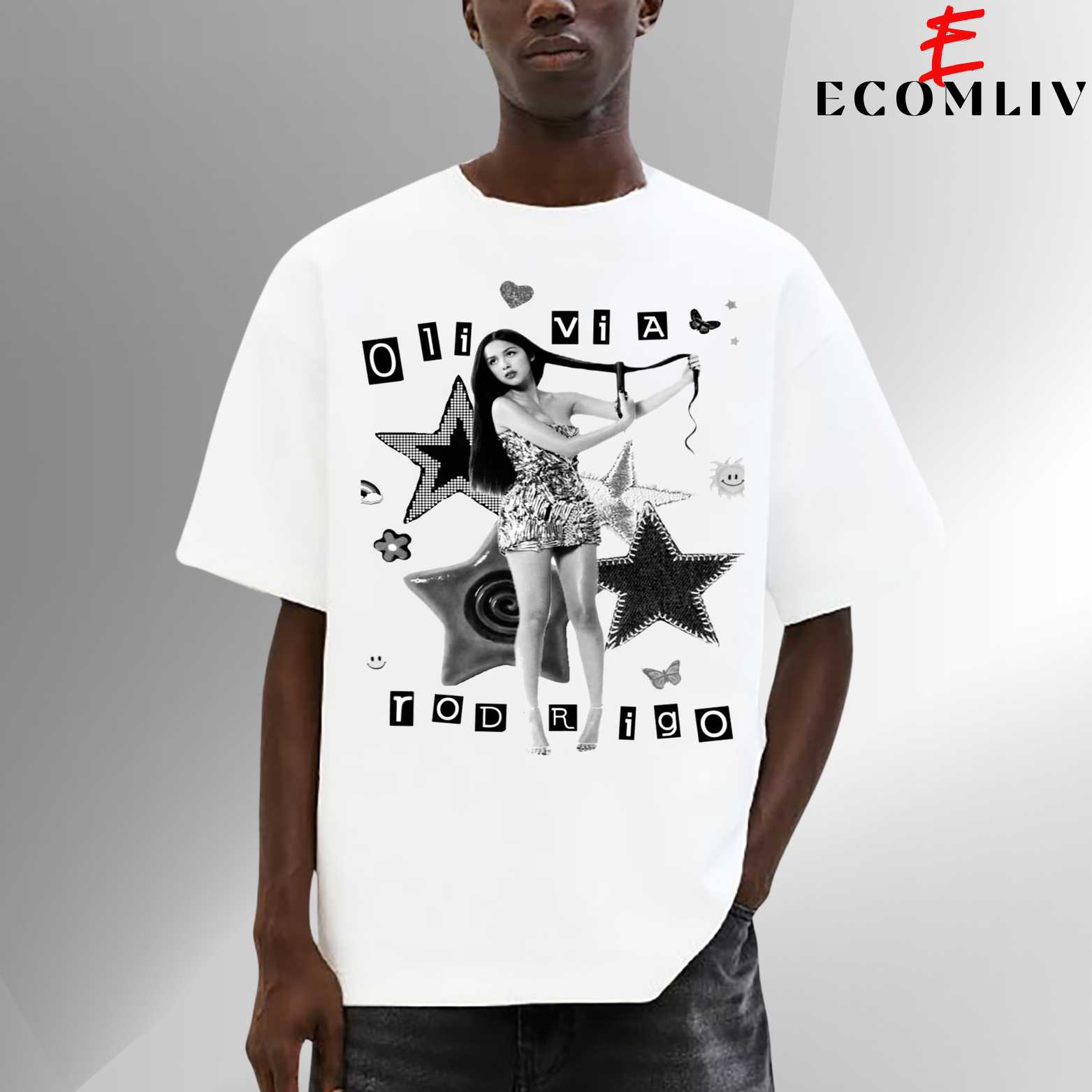 Olivia Rodrigo Vintage T-Shirt, Pop Streetwear Shirt